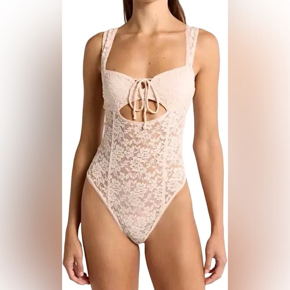 Free People Strike A Pose Bodysuit